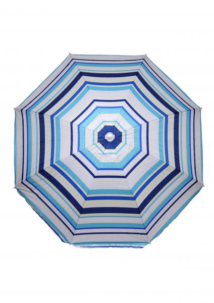 Зонт пляжный фольгированный (240см) 6 расцветок 12шт/упак ZHU-240 (расцветка 1)