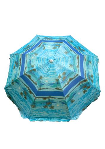 Зонт пляжный фольгированный с наклоном (4 расцветок) 240 см 12 шт/упак М44460 - фото 10